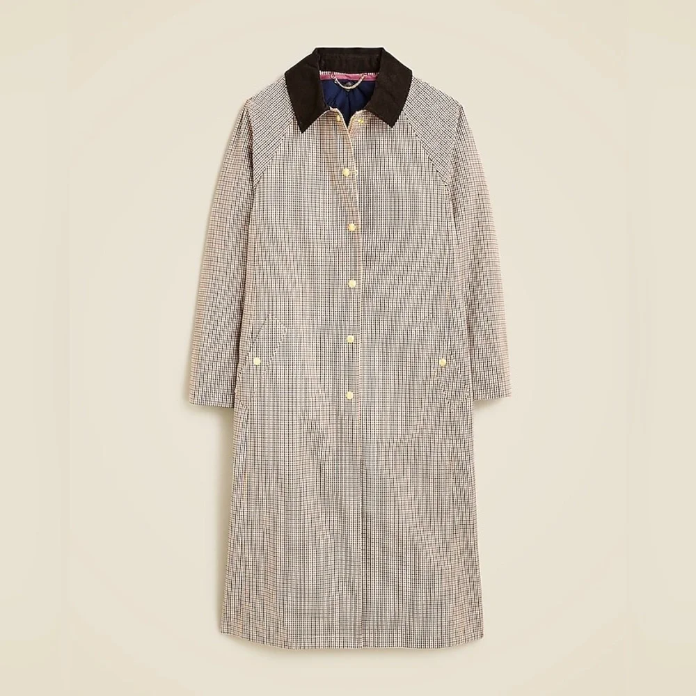 J Crew Long Barn Jacket™ in plaid CC958 - Picture 5 of 7
